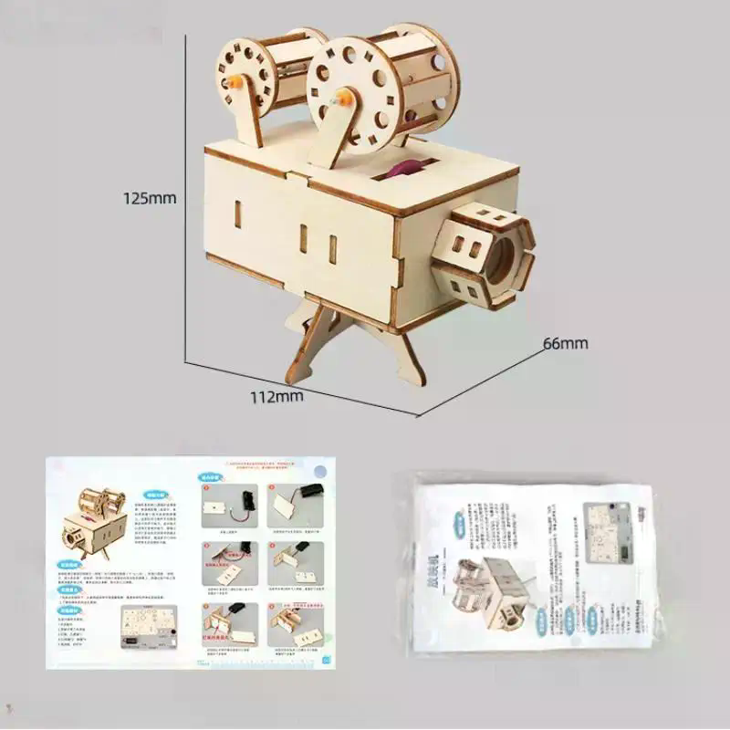 Science Diy Model - Wooden Film Projector DIY Science Experiment