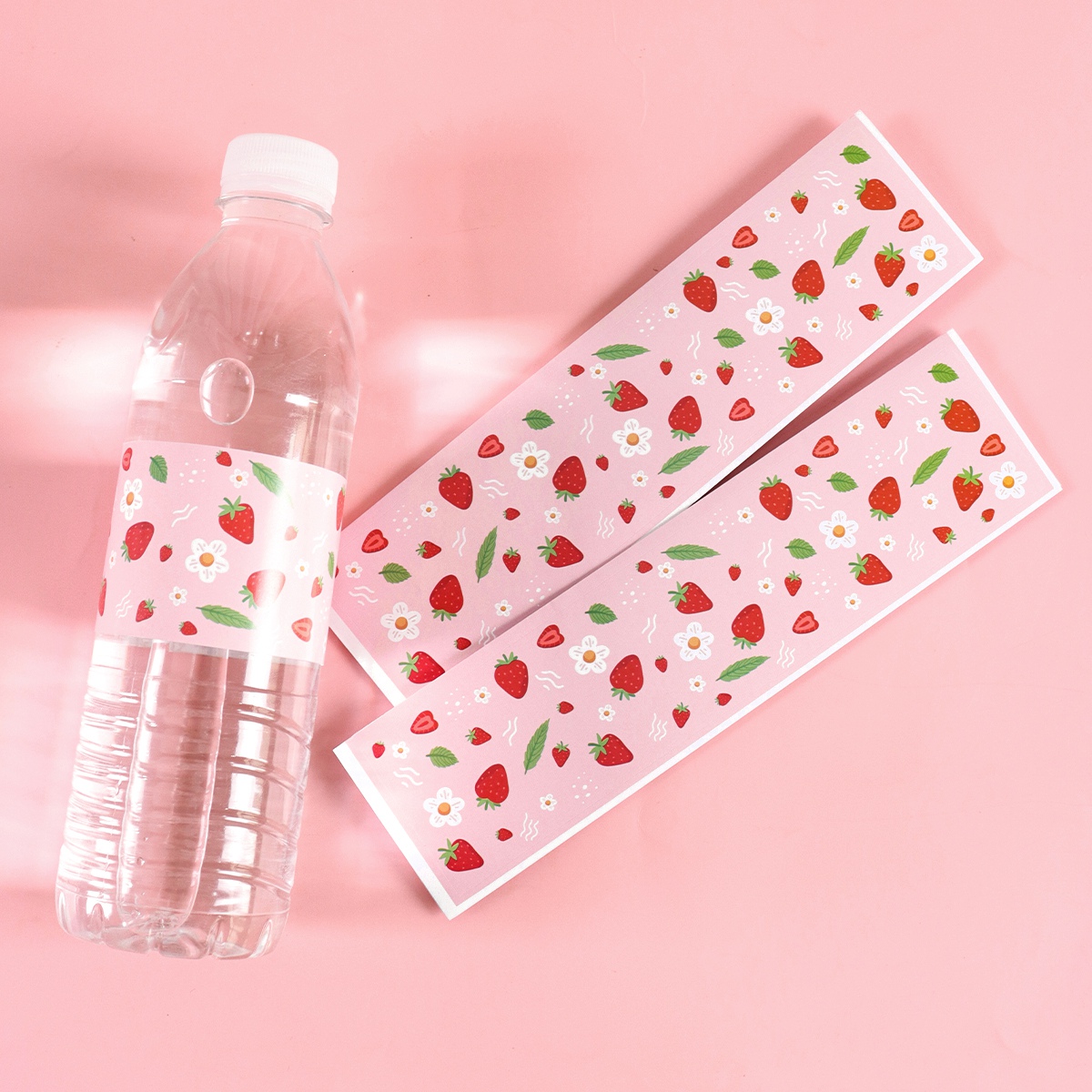10pcs Strawberry Water Bottle  - đánh giá và giá Science Of Happiness