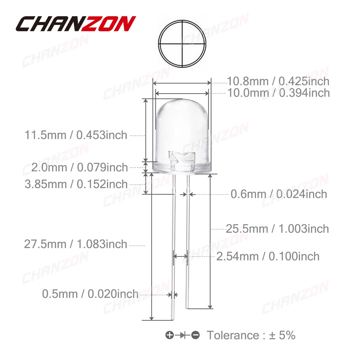 10 Chiếc 10Mm IR LED LED Phát  - đánh giá và giá Science And Hobby Photos