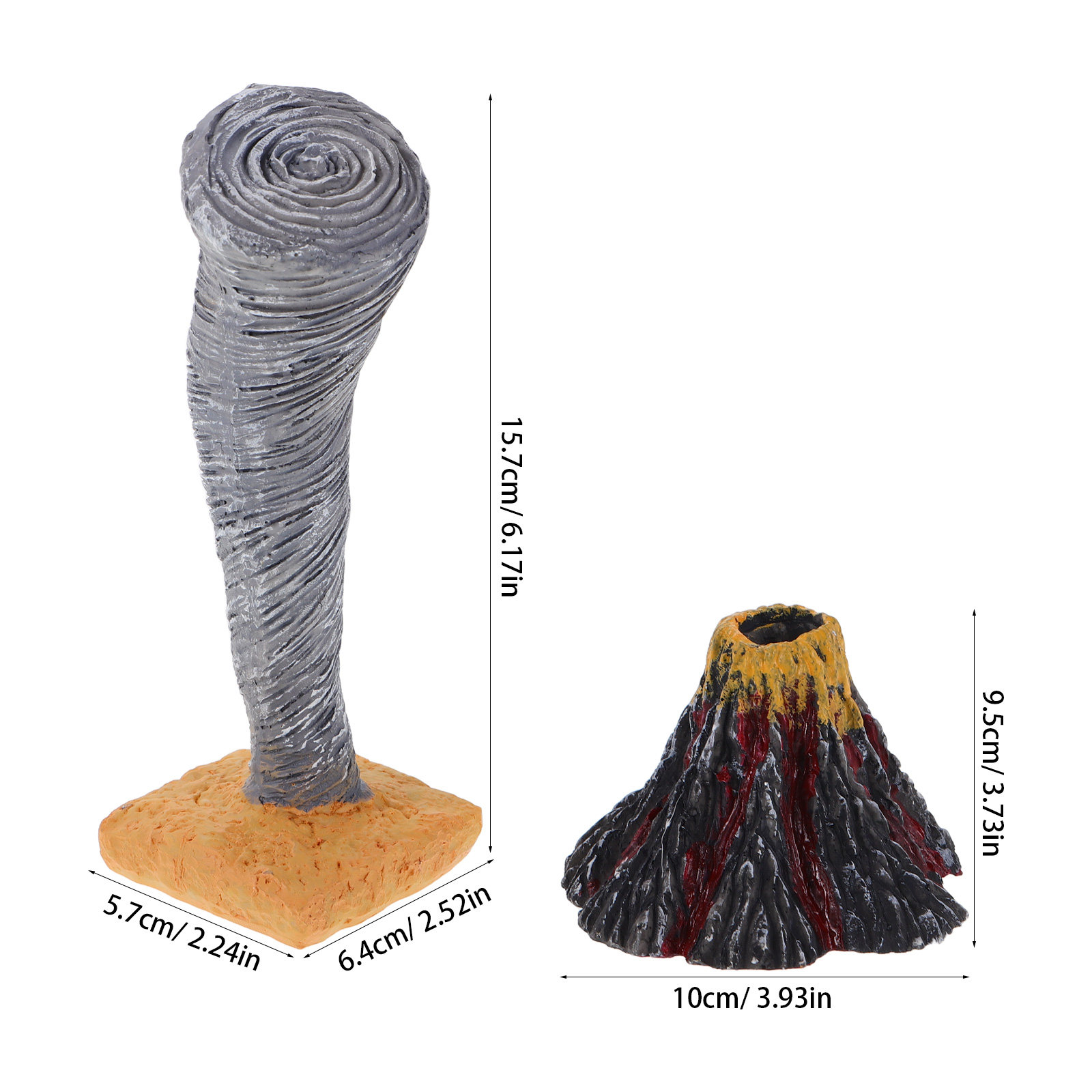 2Pcs Natural Disaster Educatio - đánh giá và giá Volcano Kit Eruption