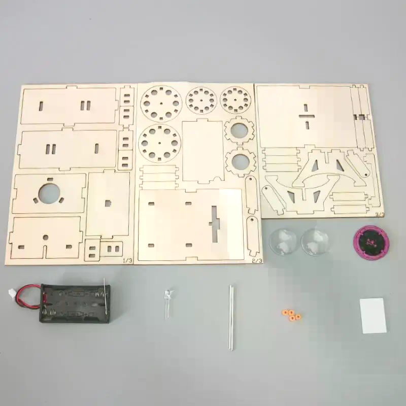 Wooden Film Projector DIY Scie - đánh giá và giá Science Diy Model
