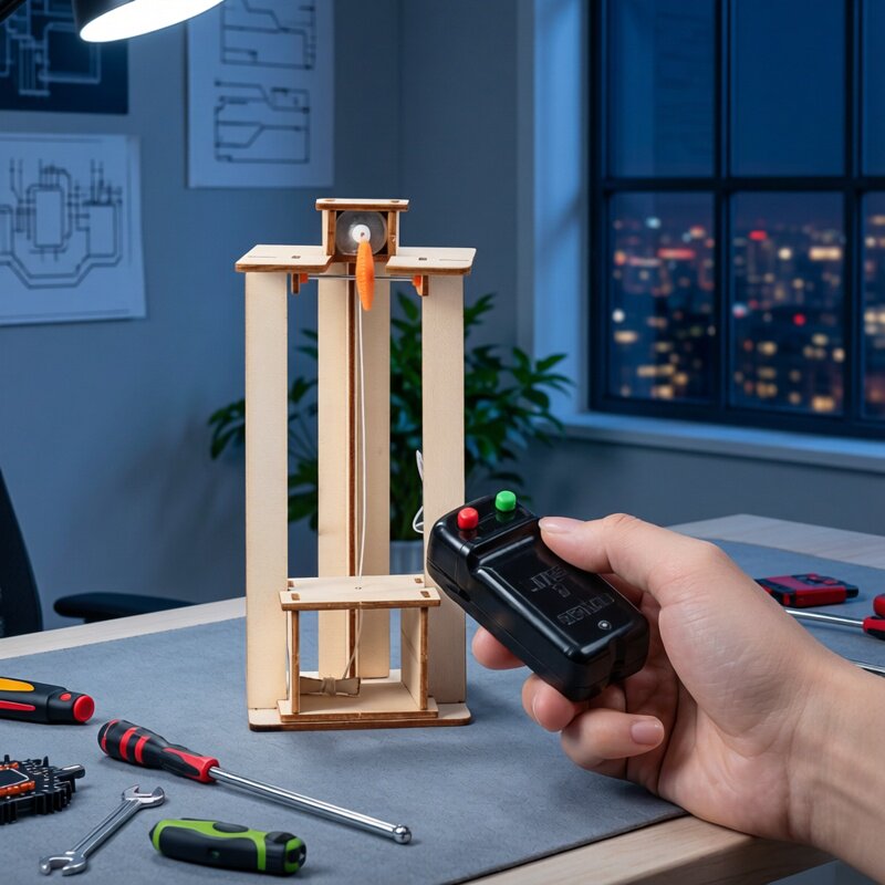 DIY Electric Elevator Lift Mod - đánh giá và giá Science Diy Model