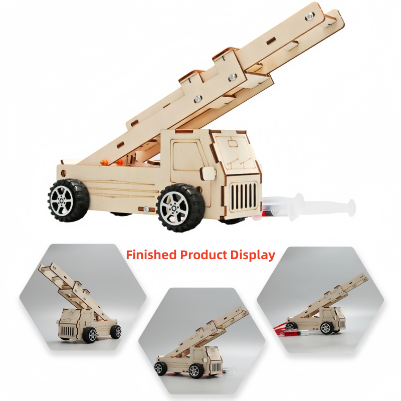 DIY Wood Ladder Fire Truck Mod - đánh giá và giá Science Diy Model
