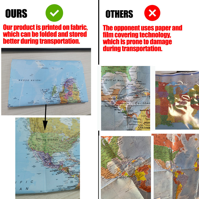 Wall Map,Polyester,World Map W - đánh giá và giá Star Map Poster