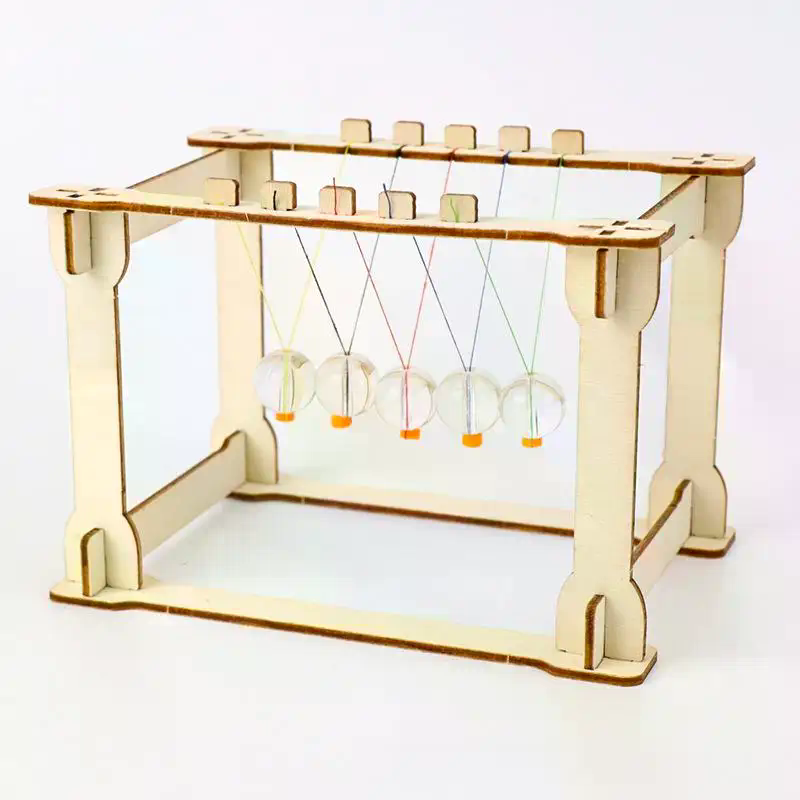 Wooden Newton's Cradle DIY Sci - đánh giá và giá Science Diy Model